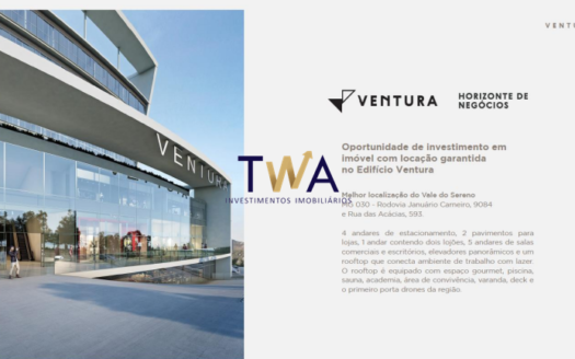 Sala comercial à Venda | Ventura | Vale do Sereno | Nova Lima.